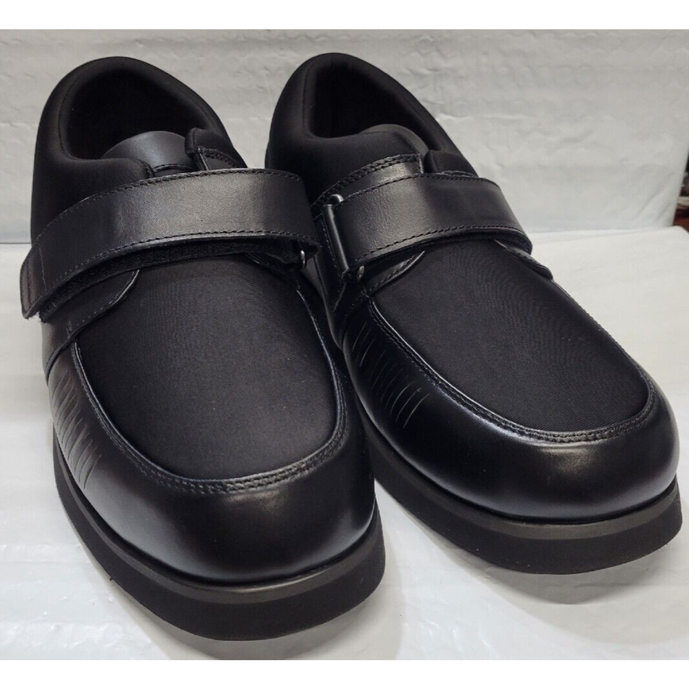 Apis Mt Emey Bunion Edema Shoes Men’s Size 11 D, 728 Black Leather/Lycra